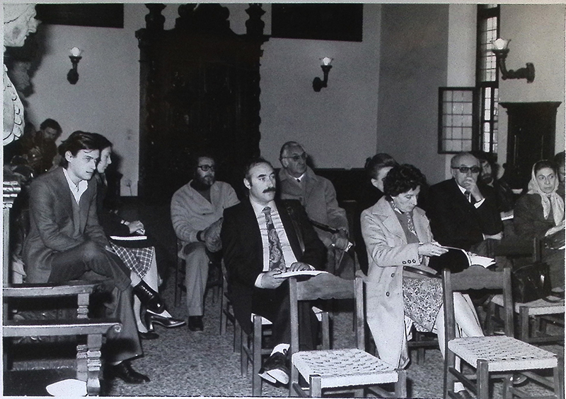 Conferenza del critico Carlo Milic sulla scultura di Mirko alla Sala Caprin del Castello di San Giusto a Trieste